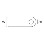 HellermannTyton Befestigungsschelle H5P-PA66-NA-5