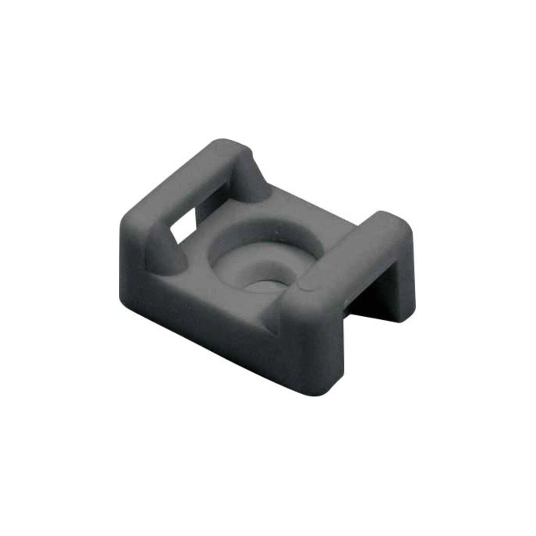 HellermannTyton Befestigungssockel 21, 8x15mm CTM3 PA66 BK 100