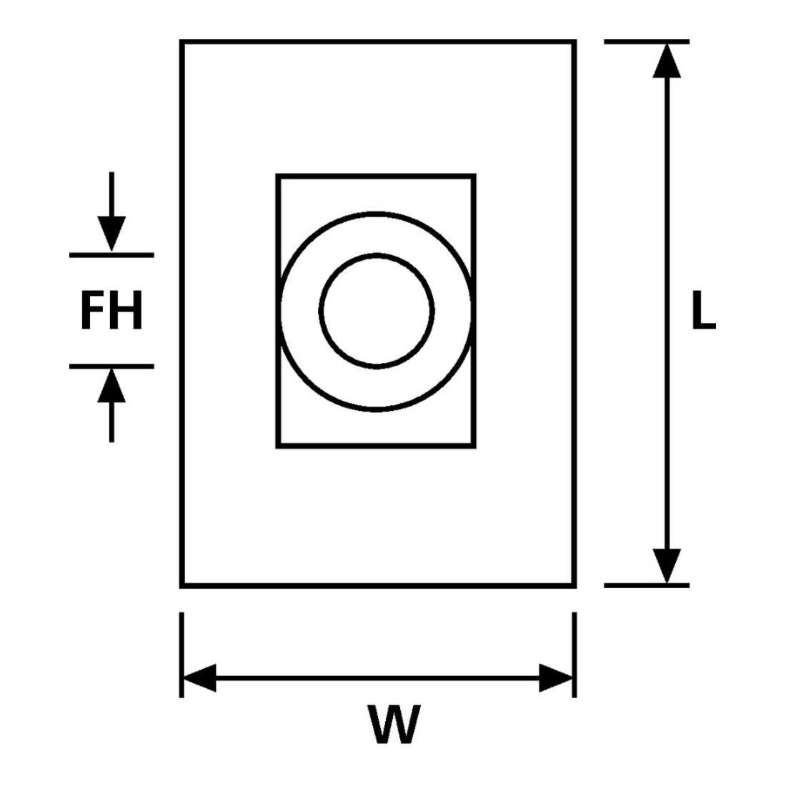 HellermannTyton Befestigungssockel LKC-N66-NA