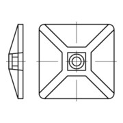 HellermannTyton Befestigungssockel MB4CA/S/-N66-NA-C1