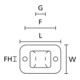 HellermannTyton Befestigungssockel TY3G1S-N66-NA