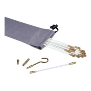 HellermannTyton Cable Scout Set de base 10x4x1000mm blanc CS-SB-1