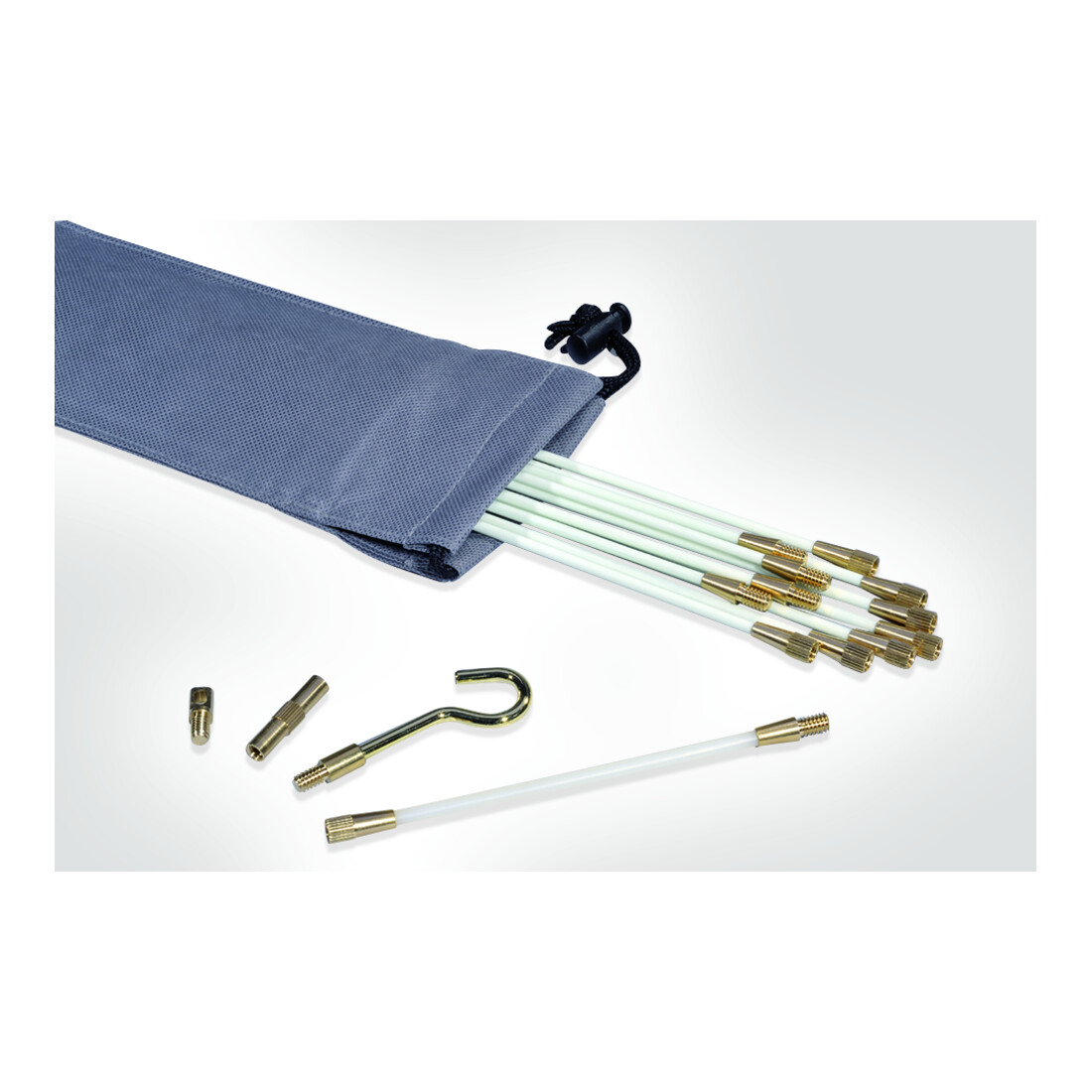 HellermannTyton Cable Scout Set de base 10x4x1000mm blanc CS-SB