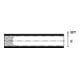 HellermannTyton Capuchon thermo-rétractable 3:1 PEC-3/1 noir PEC-3/1-POX-BK-L1