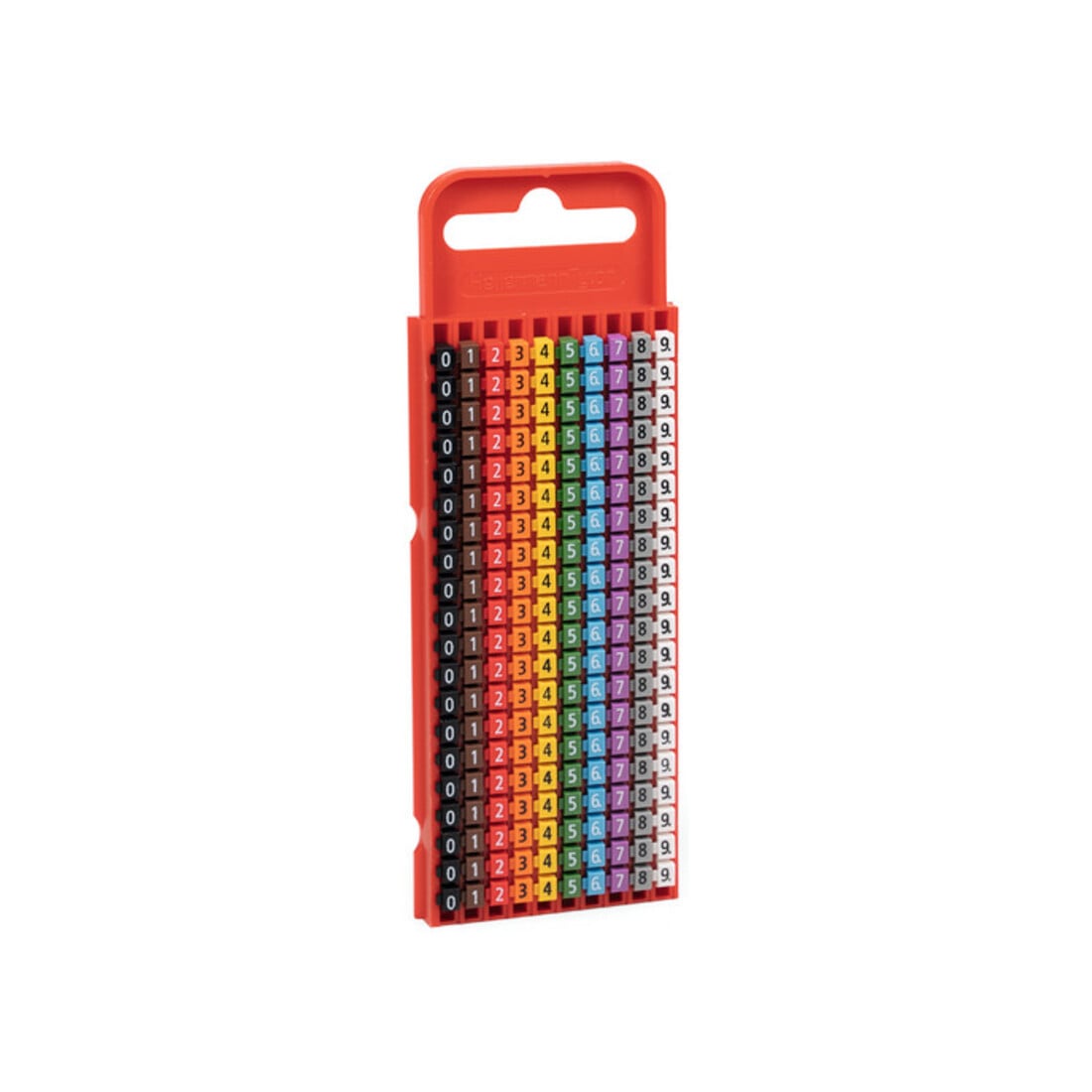 HellermannTyton Clip de marquage WIC1-2-PA-YE-T1