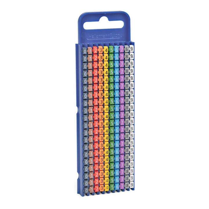 HellermannTyton Clip de marquage WIC2-0-9-PA-YE-T1
