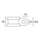 HellermannTyton Collier de fixation ALU5C-ALU-NABK