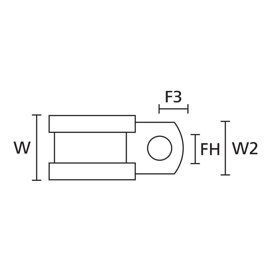 HellermannTyton Collier de fixation ALU7C-ALU-NABK