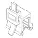 HellermannTyton Collier de fixation Edgeclip T50ROSEC5A-MC5-BK-D1