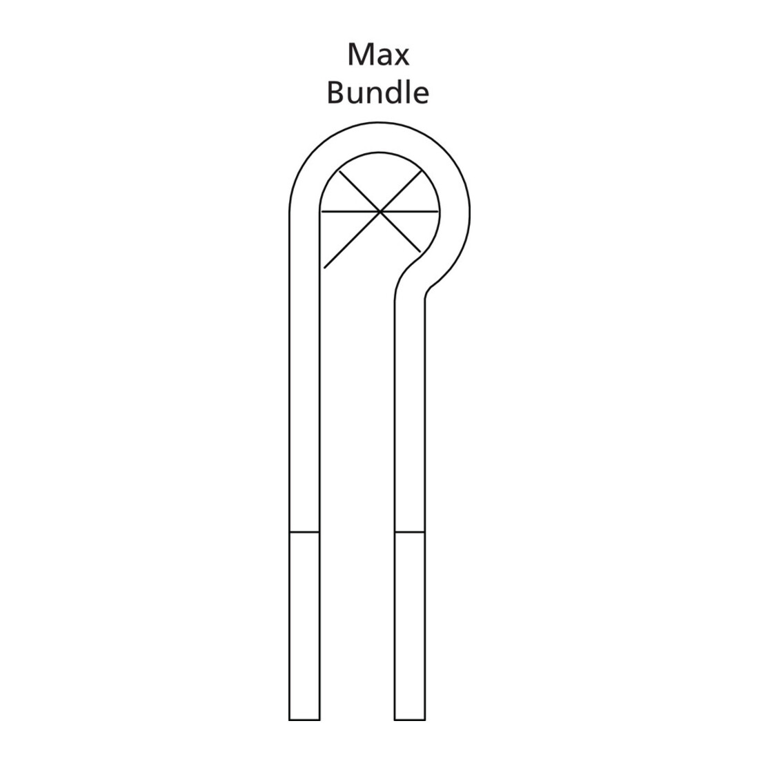 HellermannTyton Collier de fixation H3P-N66-NA