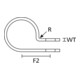 HellermannTyton Collier de fixation H5P-PA66-NA