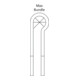 HellermannTyton Collier de fixation H5P-PA66-NA