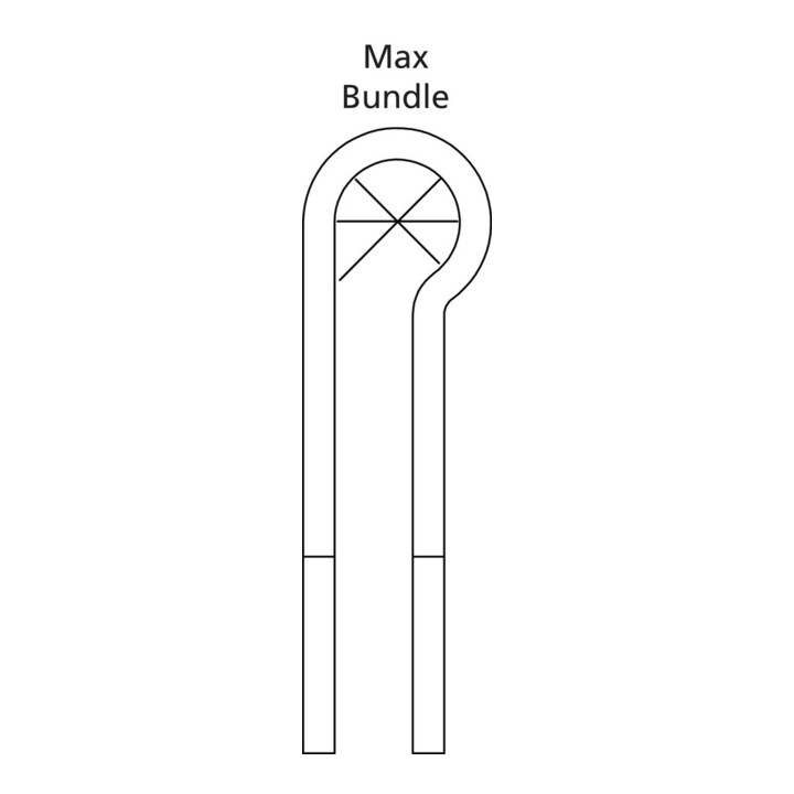 HellermannTyton Collier de fixation H5P-PA66-NA