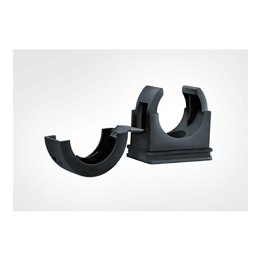 HellermannTyton Collier de fixation noir PACC16
