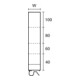 HellermannTyton Collier de fixation TR1 pour T1 PVC noir HTWD-WFWR