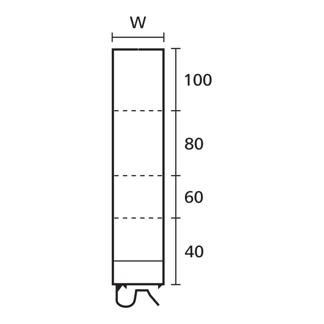 HellermannTyton Collier de fixation TR1 pour T1 PVC noir HTWD-WFWR