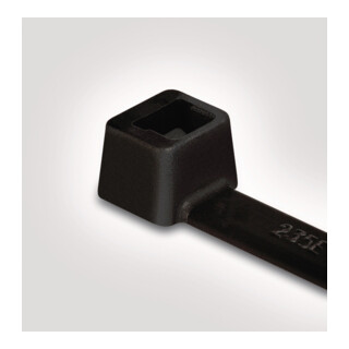 HellermannTyton Colliers de câble 2,5x100 noir T18R-N66-BK