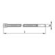 HellermannTyton Colliers de câble 2,5x100mm T18RHR-N46-NA-M1