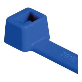 HellermannTyton Colliers de câble 4,6x200 bleu T50R-ETFE-BU