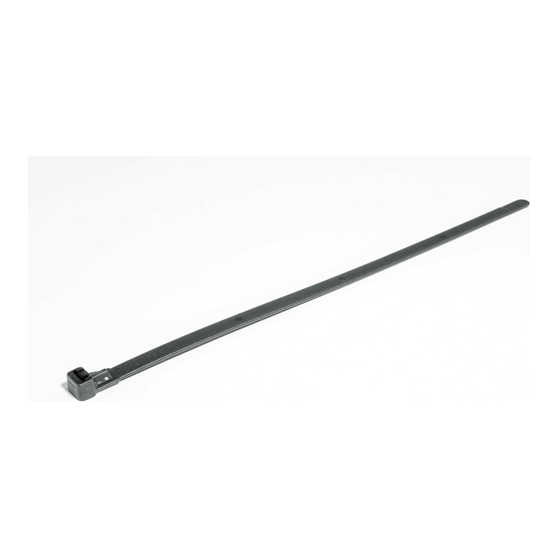 HellermannTyton Colliers de câble 7,5x250 mm noirs, réutilisables REL250-N66-BK-C1