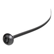 HellermannTyton Colliers de fixation 7,6x375 noir BHT375-HS-BK-G1-1