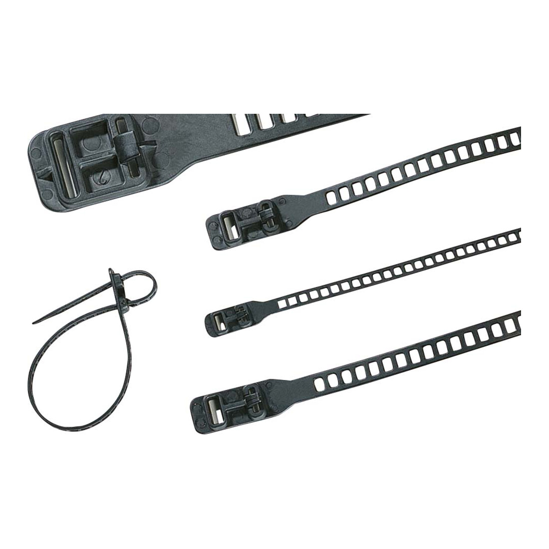 HellermannTyton Colliers de serrage 11,0x340 noir SRT34011-TPU-BK