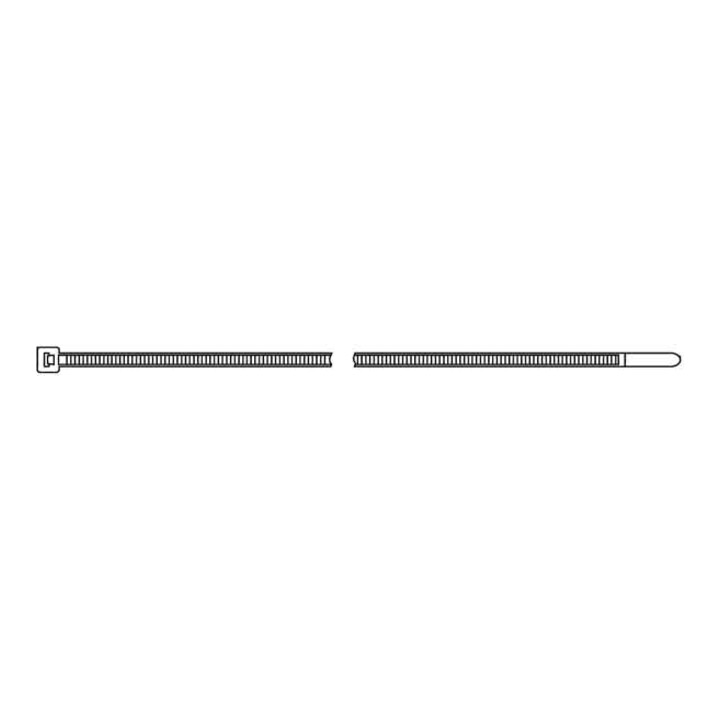 HellermannTyton Colliers de serrage 2,5x100 naturel UB 1