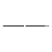 HellermannTyton Colliers de serrage 2,5x100 noir UB 1-1