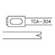 HellermannTyton Colliers de serrage 4,6x362 acier inoxydable MBT14SS