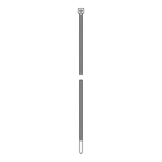 HellermannTyton Colliers de serrage 7,6x385 mm noir UB385E-B-PA66-BK-C1