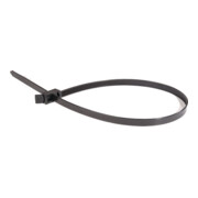HellermannTyton Colliers de serrage réutilisables Speedy Tie ThekenBox SPEEDYTIE-HIRS-BK-V1-2