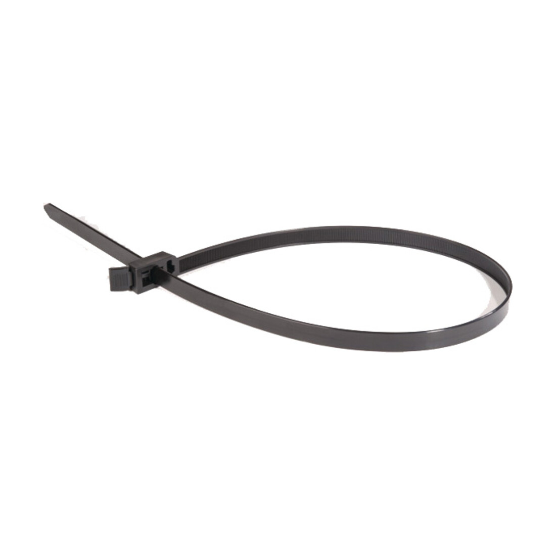 HellermannTyton Colliers de serrage réutilisables Speedy Tie ThekenBox SPEEDYTIE-HIRS-BK-V1