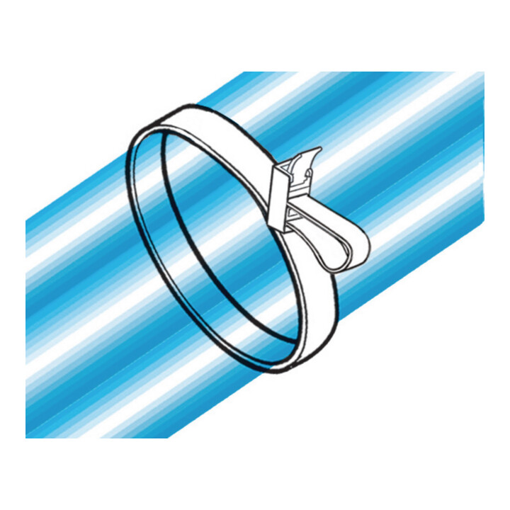 HellermannTyton Colliers de serrage réutilisables Speedy Tie ThekenBox SPEEDYTIE-HIRS-BK-V1