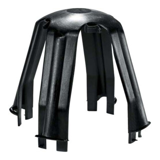 HellermannTyton Deckenabstandhalter sw, PA66GF15 BK 10 SpotClip-I 148-00076