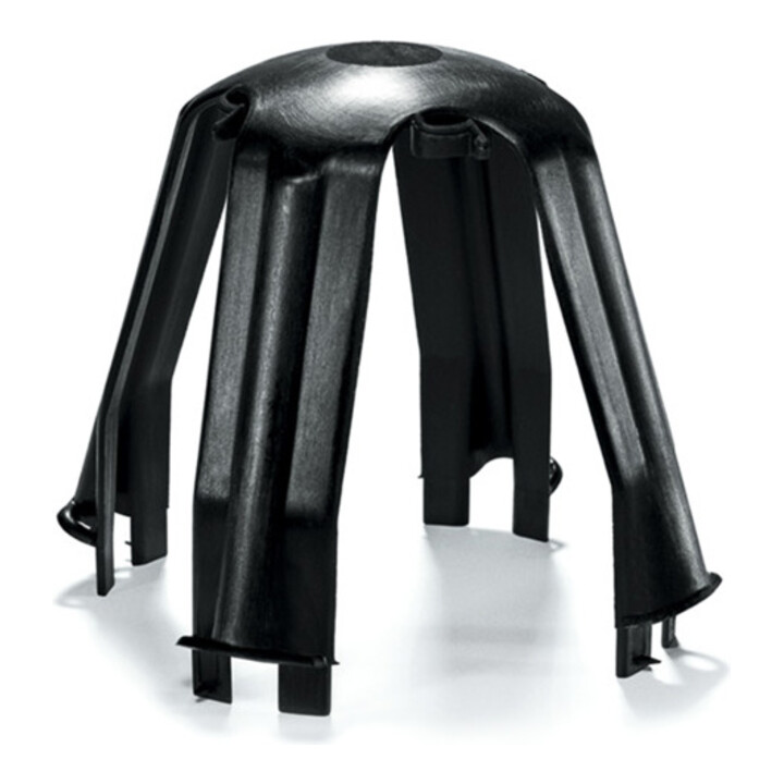 HellermannTyton Deckenabstandhalter sw, PA66GF15 BK 10 SpotClip-I 148-00076