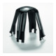 HellermannTyton Deckenabstandhalter sw, PA66GF15 BK 10 SpotClip-I 148-00076