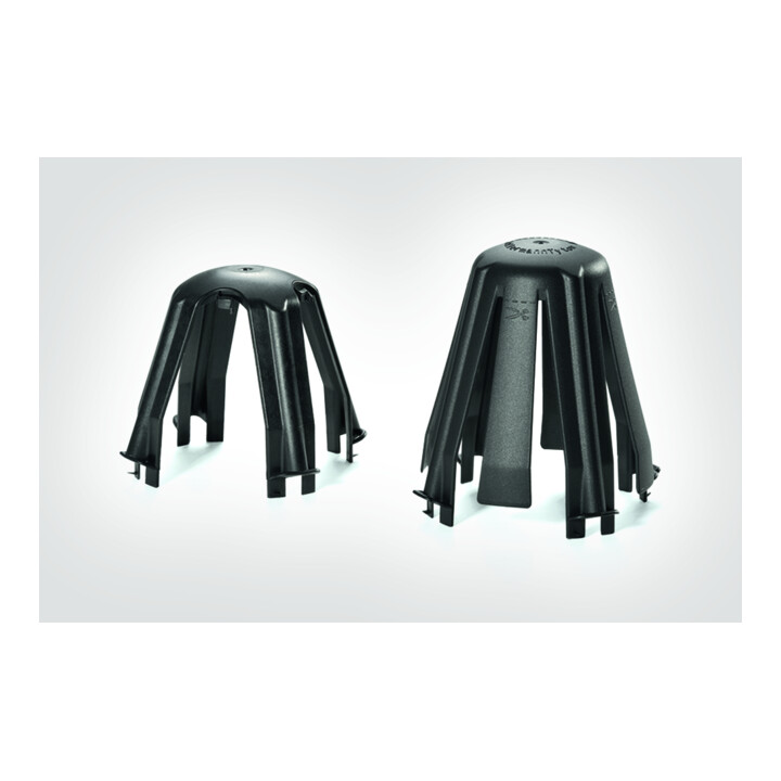 HellermannTyton Deckenabstandhalter sw, PA66GF15 BK 10 SpotClip-I 148-00076