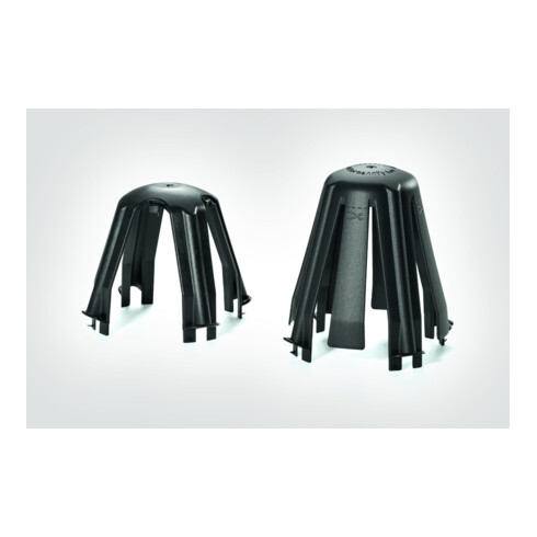 HellermannTyton Deckenabstandhalter sw, PA66GF15 BK 10 SpotClip-I 148-00076