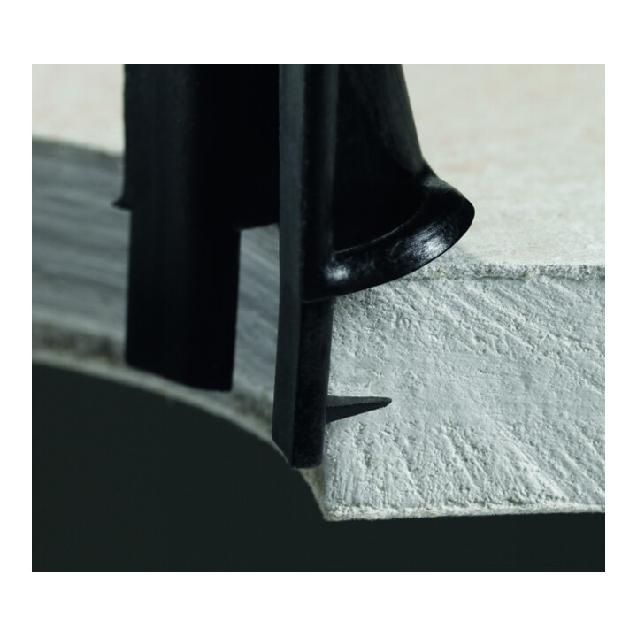HellermannTyton Deckenabstandhalter sw, PA66GF15 BK 10 SpotClip-I 148-00076
