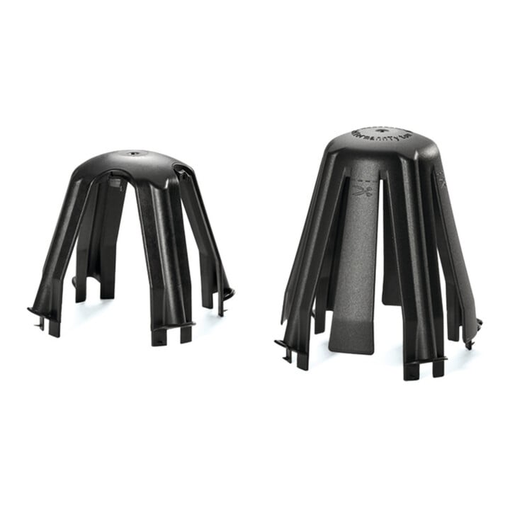 HellermannTyton Deckenabstandhalter sw, PA66GF15 BK 10 SpotClip-I 148-00076