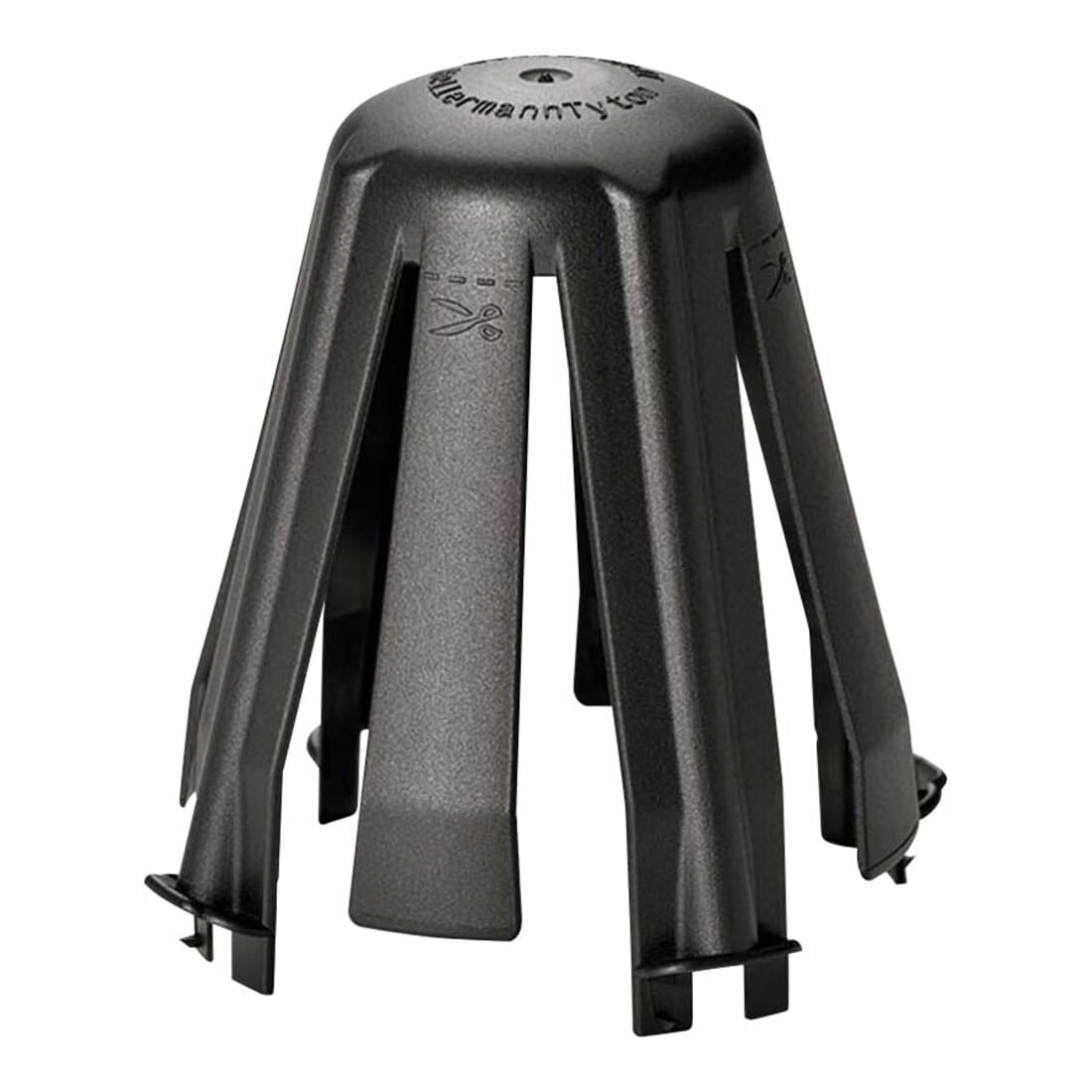 HellermannTyton Deckenabstandhalter sw, PA66GF15 BK 10 SpotClipII 148-00098