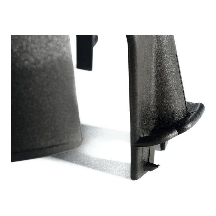HellermannTyton Deckenabstandhalter sw, PA66GF15 BK 10 SpotClipII 148-00098