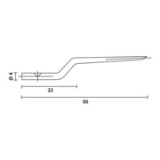 HellermannTyton Dreidornzange NA-1 K/3-3