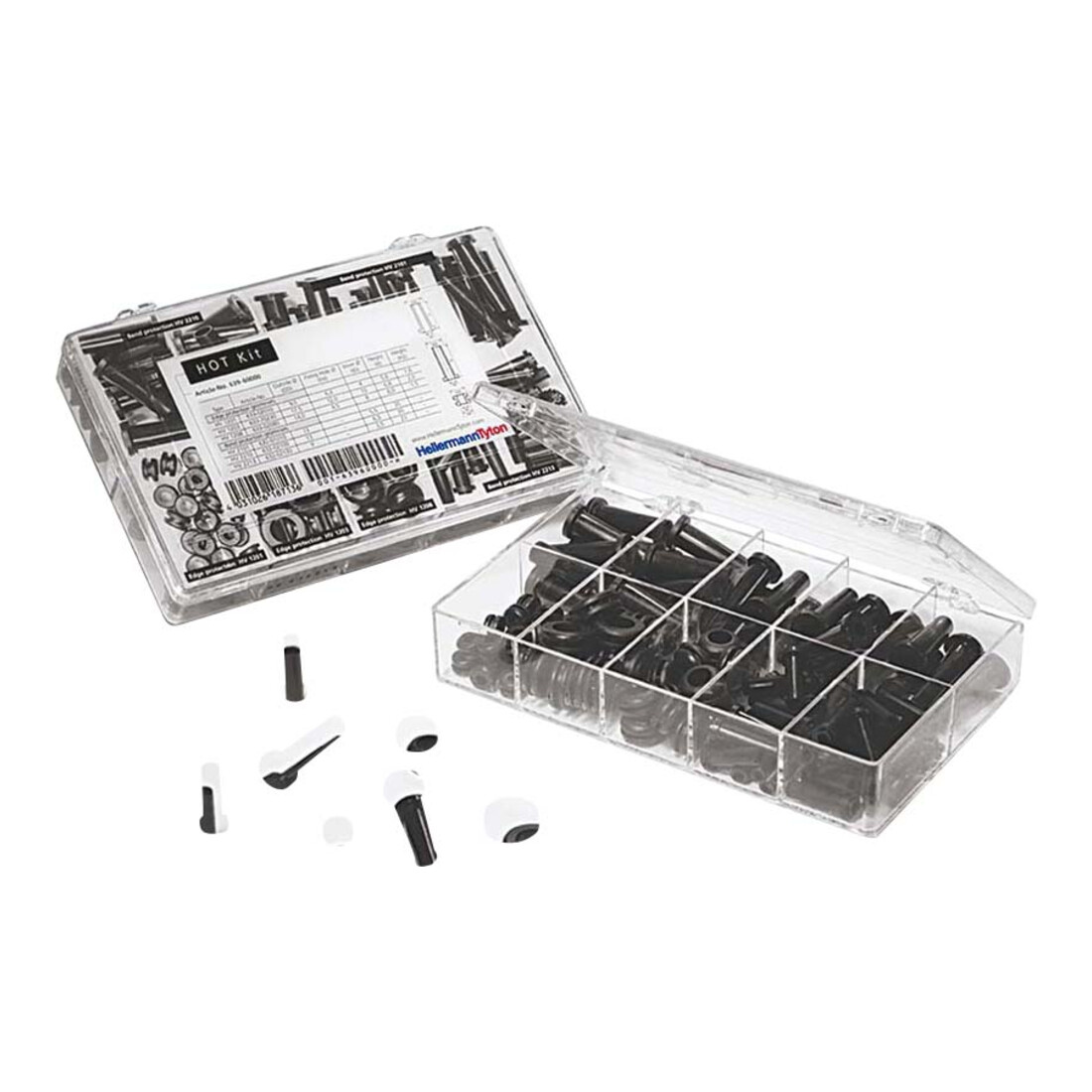 HellermannTyton Ensemble de manchons HOT-TUELLEN-SET