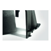 HellermannTyton Entretoise de plafond noire, PA66GF15 BK 10 SpotClipII 148-00098-2