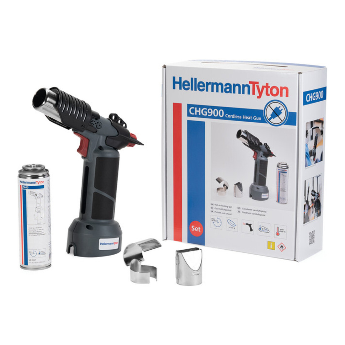 HellermannTyton Gasheissluftgebläse CHG900-PA-GY