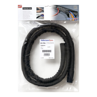 HellermannTyton Geflechtschlauch selbstschliessend Twist-In 29 (VE2m)