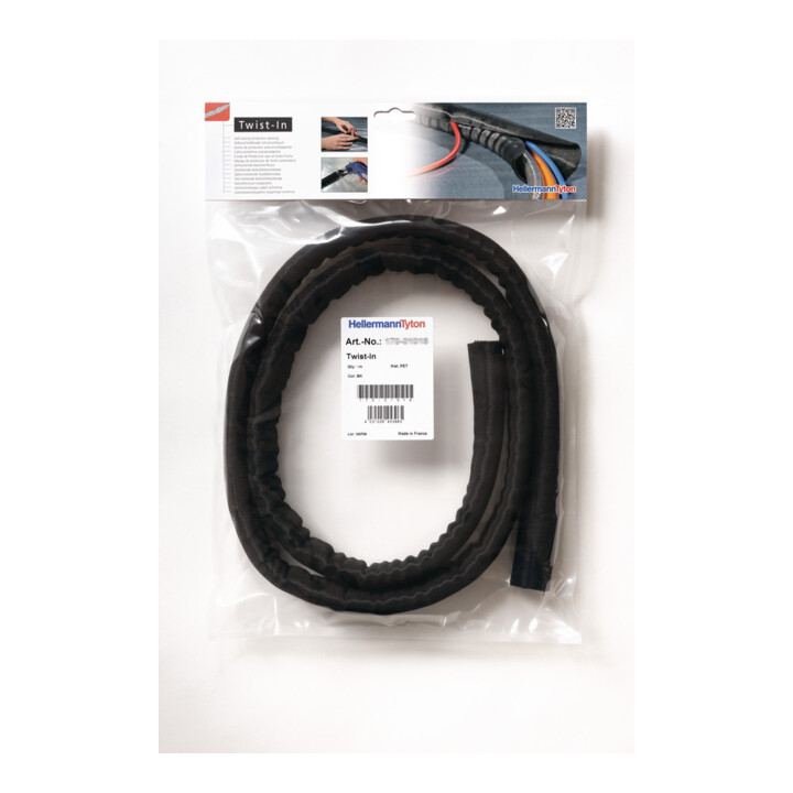 HellermannTyton Geflechtschlauch selbstschliessend Twist-In 29 (VE2m)