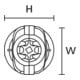 HellermannTyton Gel-Kabelgarnitur V32.5 I2 PA66V0BK10 Relilight, 435-01651