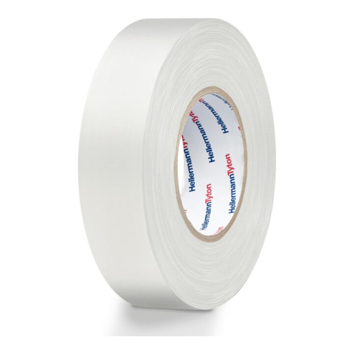 HellermannTyton Gewebeband weiss HTAPE TEX WH 19x50m